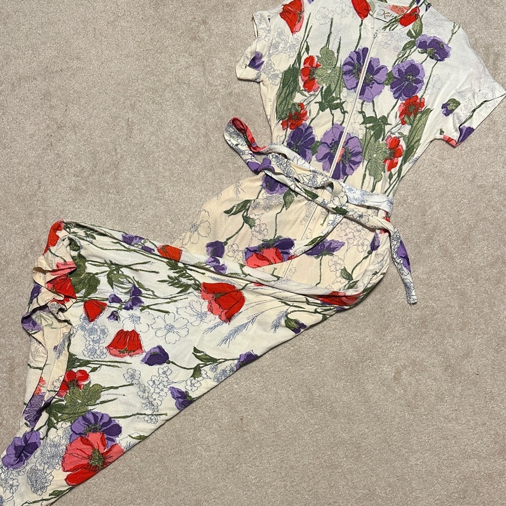 Vintage Katz terry cloth maxi